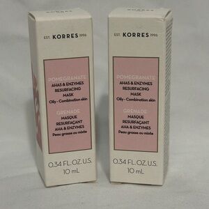 Korres Pomegranate AHAs & Enzymes Mask Duo